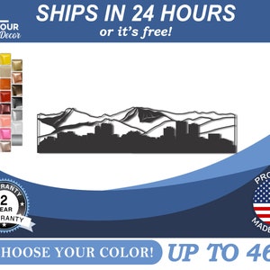 Custom Metal Anchorage Skyline | 22 color options