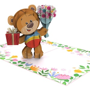 Il biglietto pop-up 3D Cara mamma è sempre il miglior regalo 15 x 20 cm