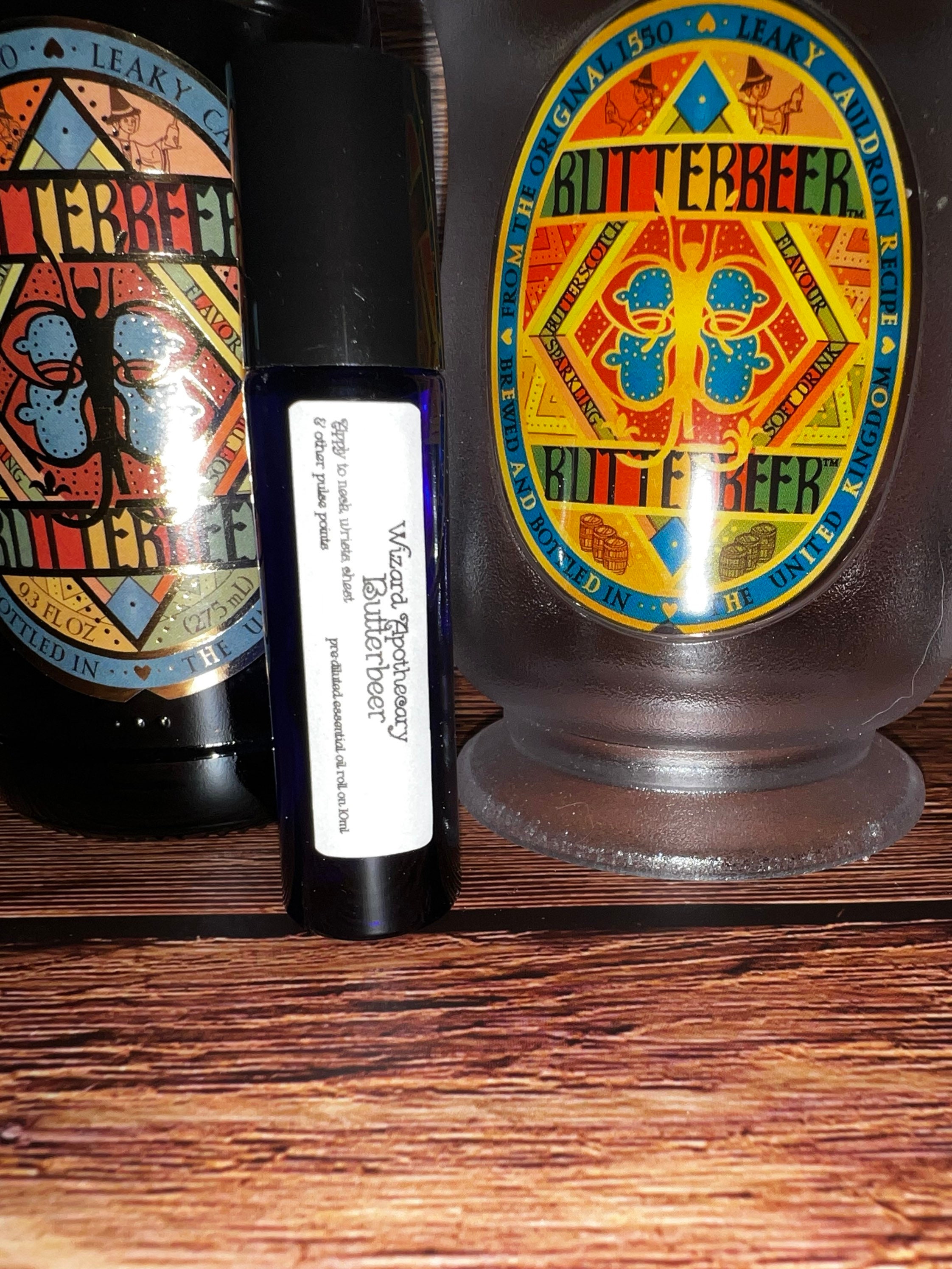 Butterbeer Fragrance Perfume Oil Roller Wizard Inspired HP Three