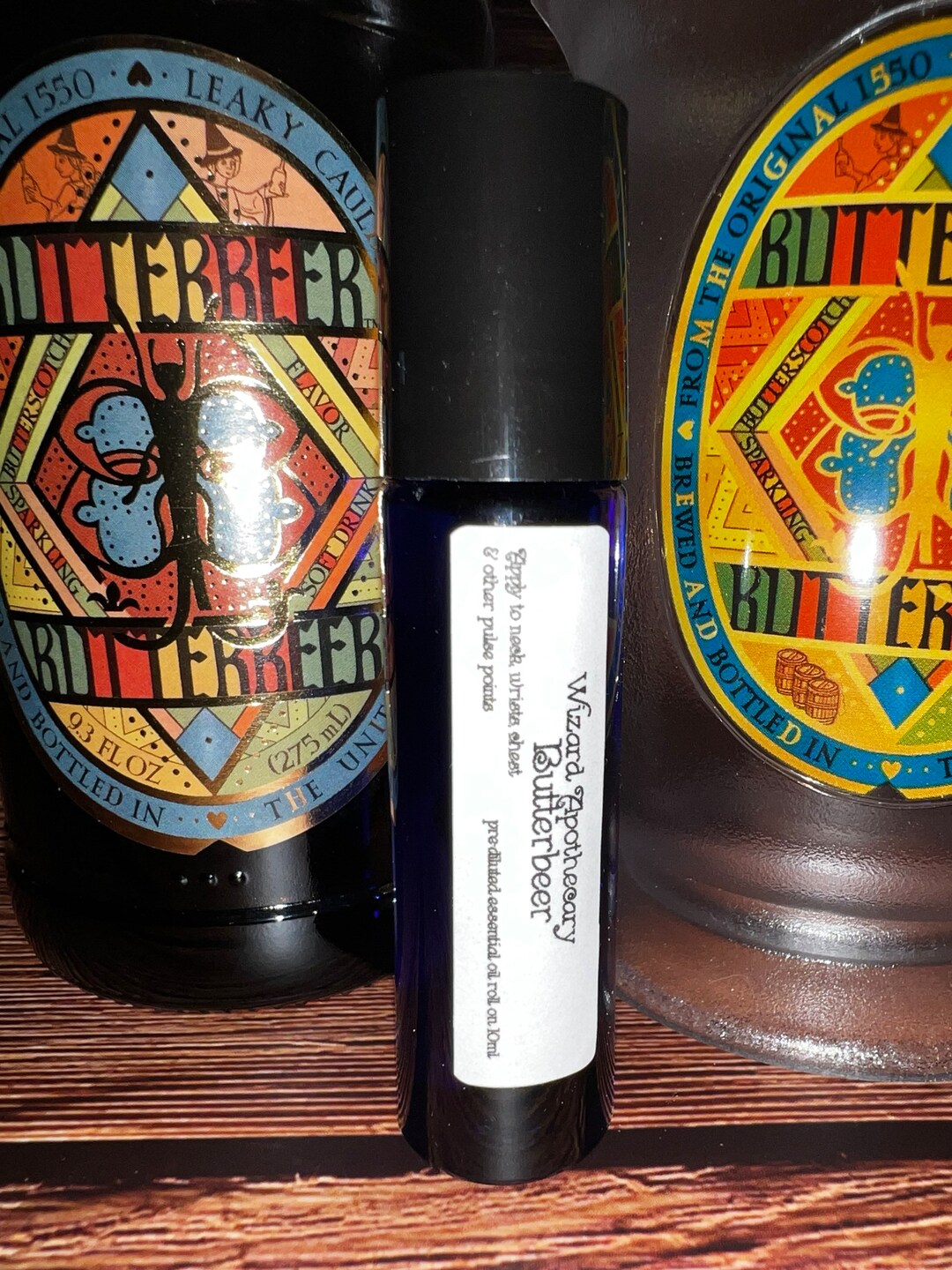 Butterbeer Perfume Oil Fragrance Roller Wizard Inspired HP Three