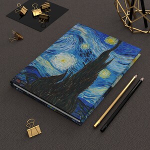 Vincent Van Gogh A Starry Night Hardcover Journal Matte