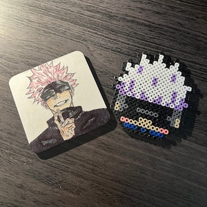 Gojo Satoru Coaster Canvas Drawing Jujutsu Kaisen