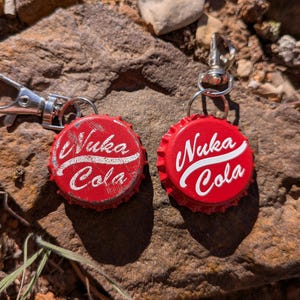 Fallout Nuka Cola Key Chain/ Earrings/ Necklace