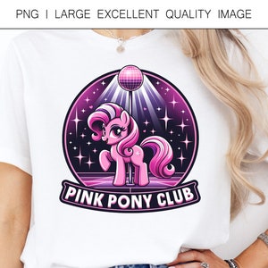 Pink Pony Club PNG Design Chappell Roan Midwest Princess Tour Shirt Design for Sublimation,  DTF Printing, etc. Digital