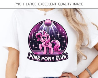Pink Pony Club PNG Design Chappell Roan Midwest Princess Tour Shirt Design for Sublimation,  DTF Printing, etc. Digital