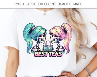 Best Teas Besties Shirt Design, Trendy POD Design (Digital Only)