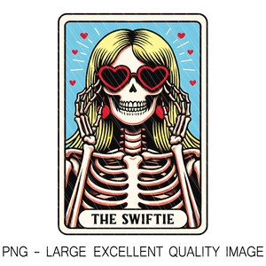 Karta tarota Swiftie PNG Styl pop-artu Kochanka Taylor Swift PNG do projektowania koszulek, sztuki ściennej, sublimacji, drukowania DTF itp. Tylko cyfrowe