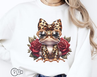 Boujee Baby Frog PNG, Funny Mom Tumbler Sublimation design For Mug Funny Classy Frog Digital Shirt Design