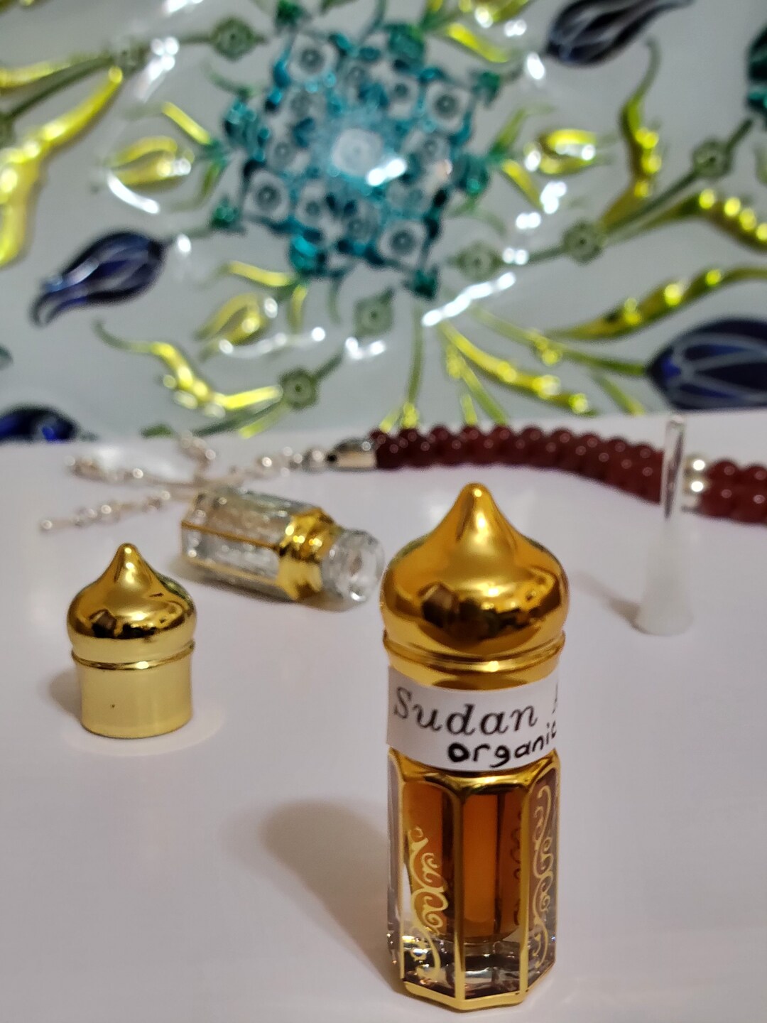 Organic Sudan Amber Oud Arabian Attar Premium Perfume Alcoholfree