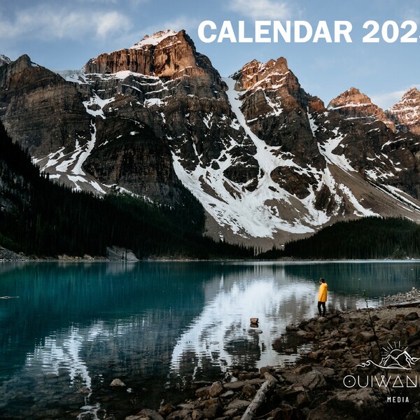 2023 Wall Calendar, National Park Photography, Art Calendar, Landscape Calendar, Nature Calendar 2023