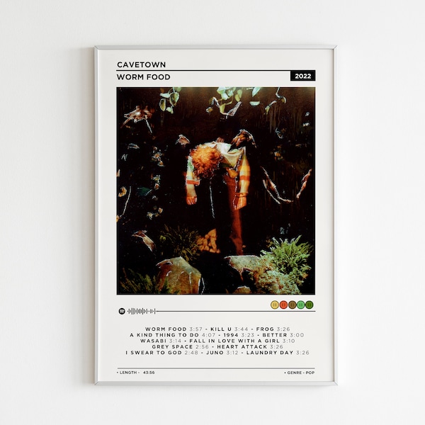 Worm Food Cavetown Album Poster Etsy UK