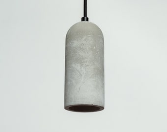 Pendant Minimalist Round Concrete Lamp, Raw Concrete Cylinder Lighting Fixture, Design Cylinder Lighting, Scandinavian Design, Accessories