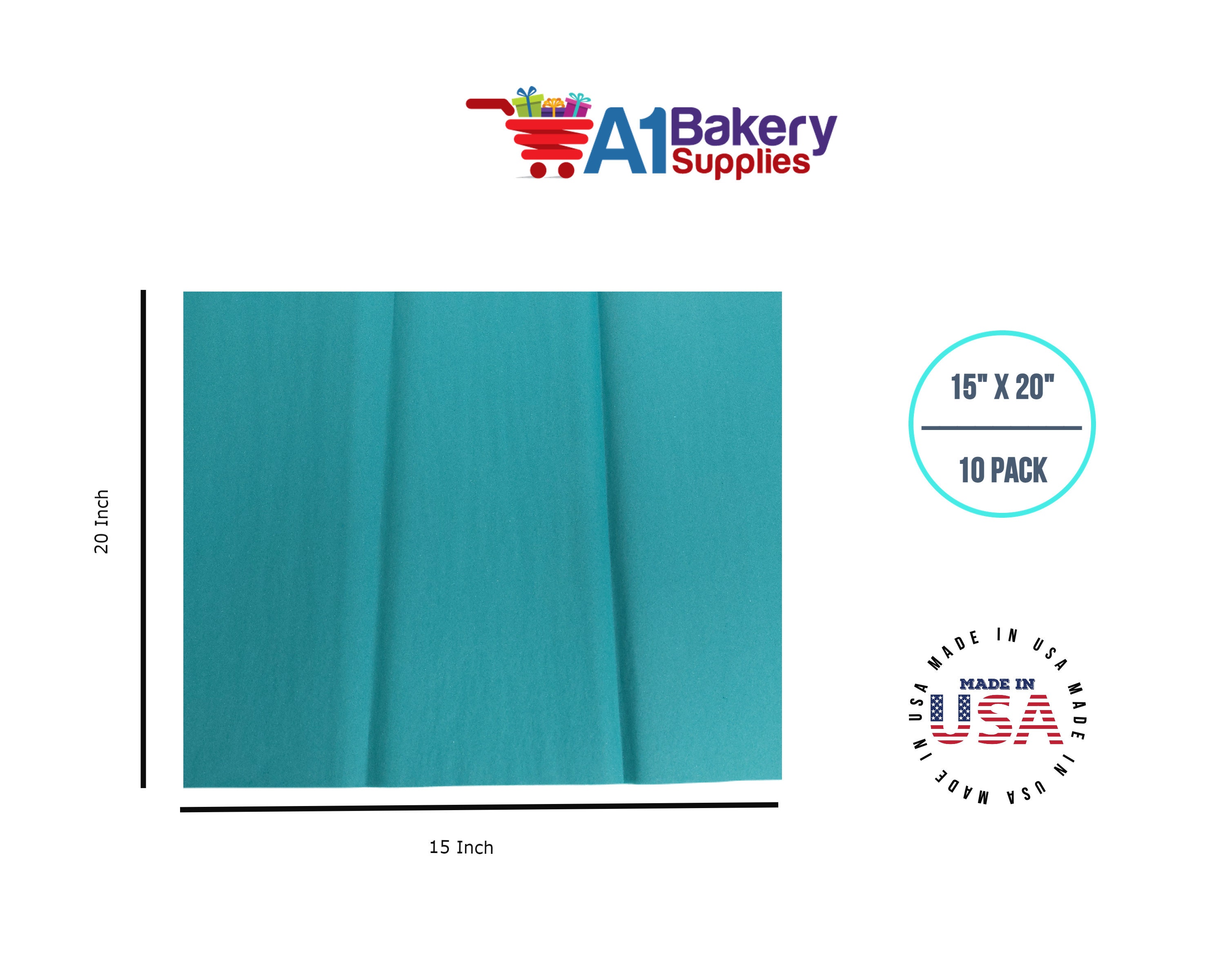  Teal Tissue Paper Squares, Bulk 24 Sheets, Premium Gift Wrap  And Art Supplies For Birthdays, Holidays, Or Presents By , Large 20 Inch X  26 Inch