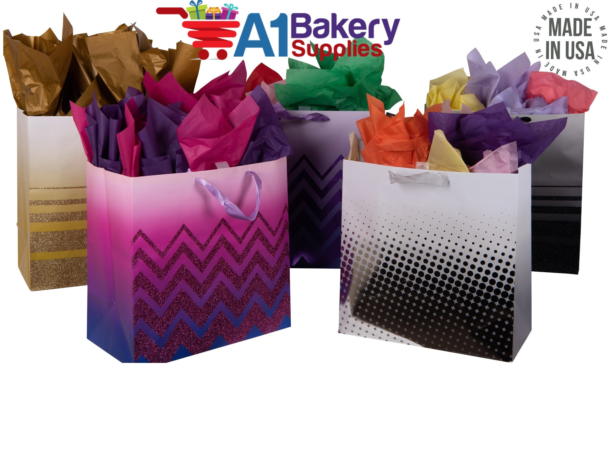 White Tissue Paper Squares, Bulk 24 Sheets, Premium Gift Wrap and Art –  www.