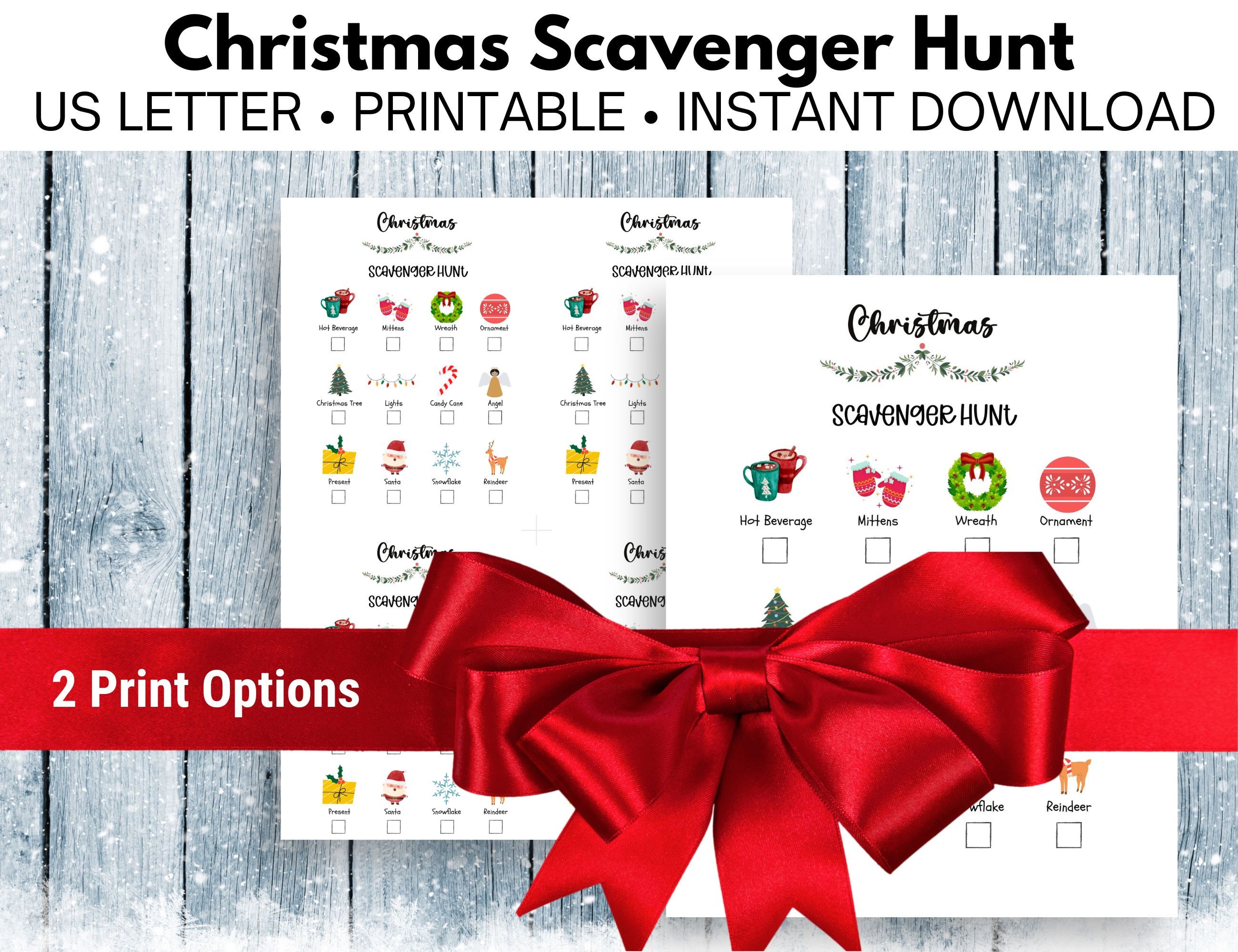 Christmas Scavenger Hunt Printable Kids Christmas Activities Scavenger Hunt Christmas Party