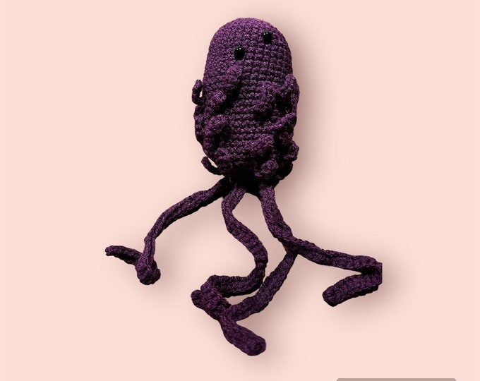 Crochet microbe plush, E. coli, microbiology gift for teacher, science gift, graduation gift for scientist, giant microbe, classroom decor