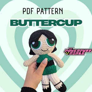 Buttercup PDF pattern / Amigurumi Powerpuff girls / crochet pattern / Amigurumi kawaii / cartoon