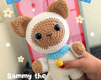 Siamkatze Häkelmuster PDF / gehäkelte Amigurumi Anleitung / Katzen Häkelanleitung / Siam Plüschtier häkeln / anfängerfreundlich
