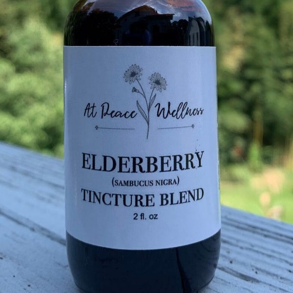 Elderberry Tincture Blend, herbal extract