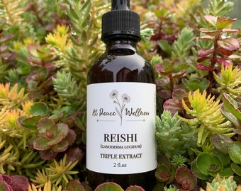 Reishi Triple Extraction Elixir, reishi, organic herbal extract, organic