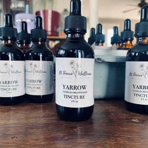 Yarrow Tincture, lucios millefolium, herbal extract