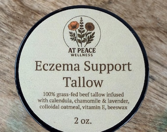 Eczema Support Tallow – 2 oz