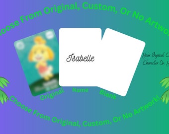 Lowest Priced Amiibo Cards On Etsy! ACNH Custom Made Cards For Your Games!