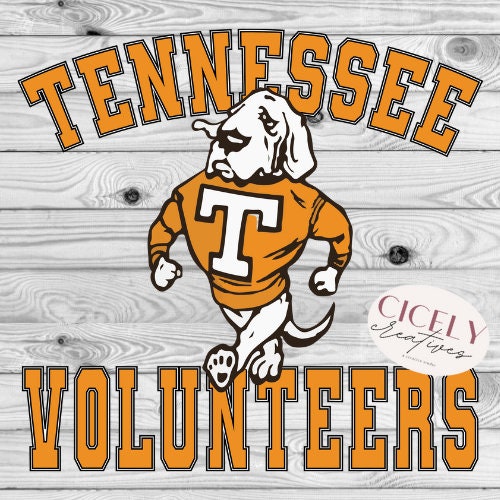 Tennessee Volunteers Sublimation Vintage Retro VOLS - Etsy