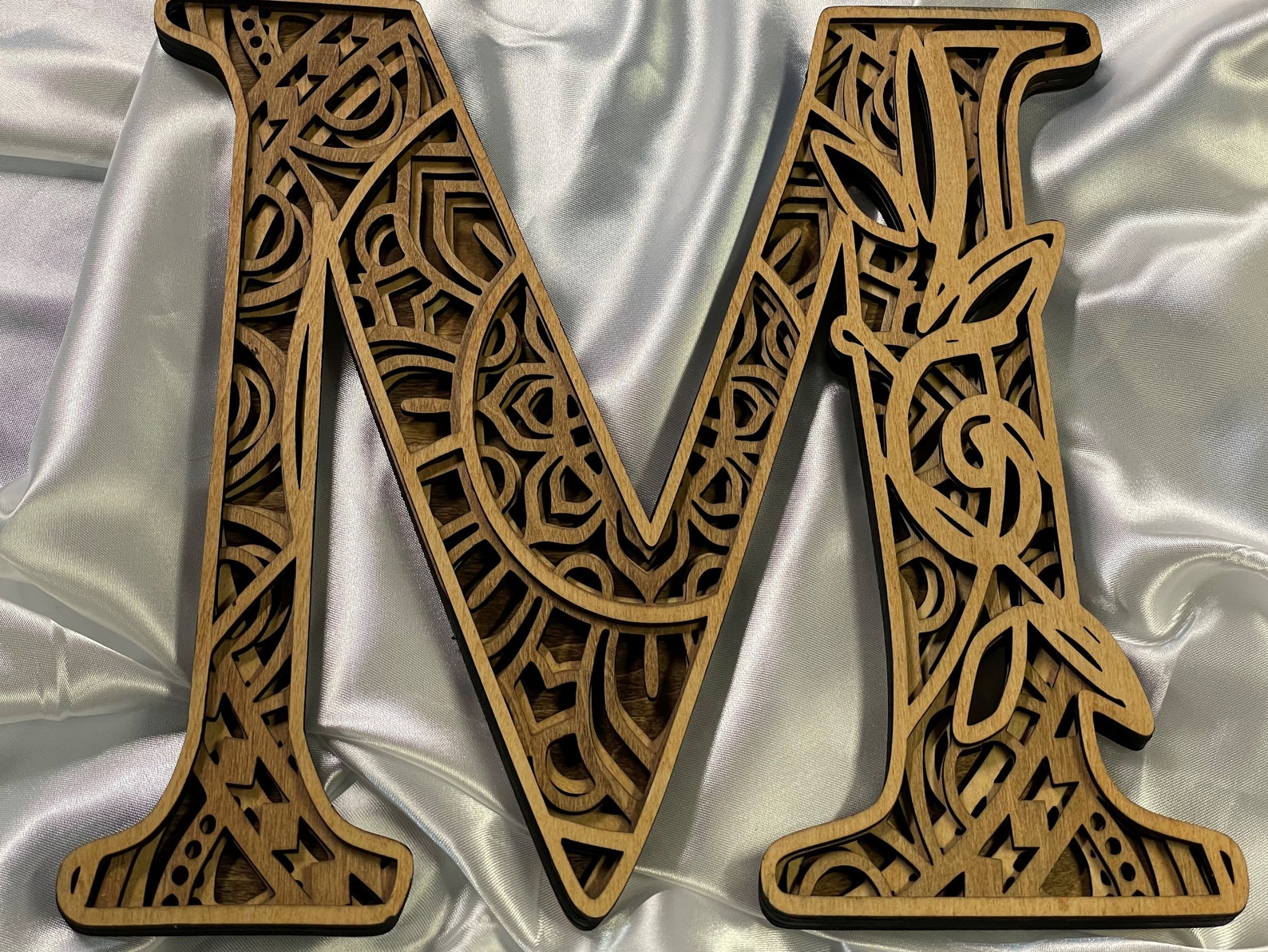 PERSONALIZED WOODEN ALPHABET Letters, Wooden Alphabet, 3D Alphabet