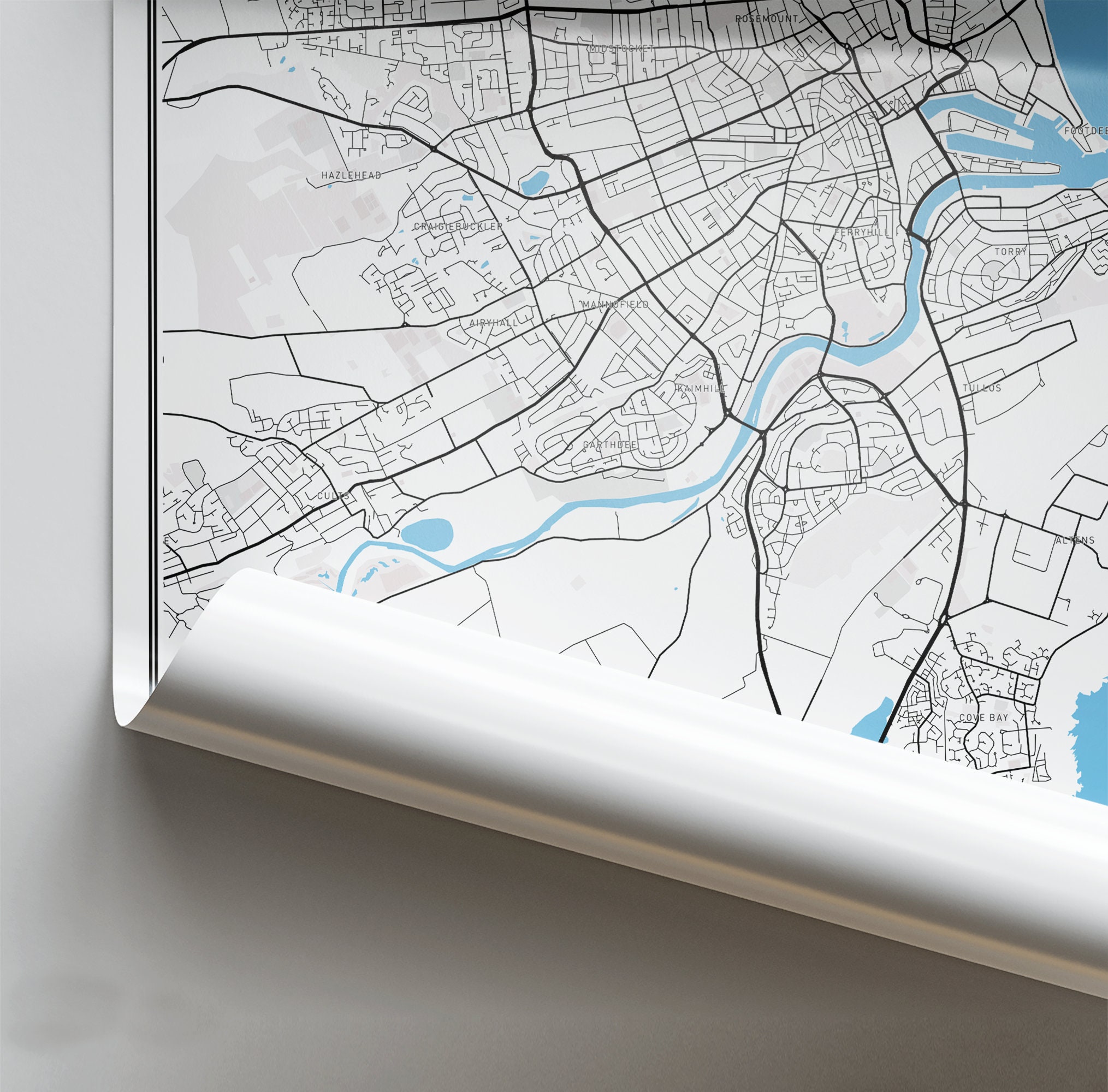 Custom Map Print, Customizable Map Poster, City Map, Map Print Canvas ...