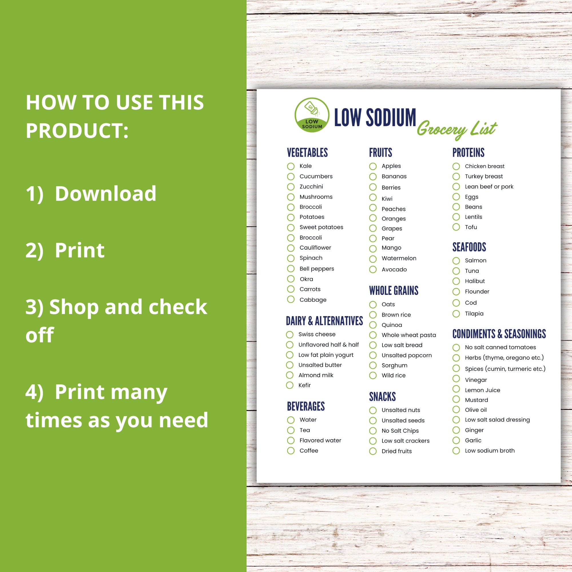 Low Sodium Grocery List, Printable Low Sodium Food List, Low Salt Diet Shopping List Printable PDF - Etsy low-sodium-grocery-list-printable-low-sodium-food-list-low-salt-diet-shopping-list-printable-pdf-etsy