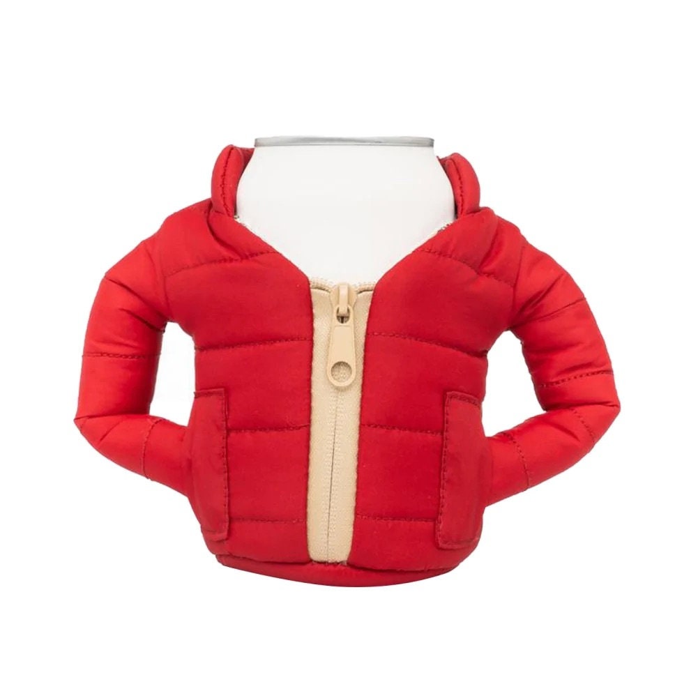Puffer Coat Koozie Etsy