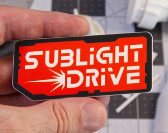 Sublight Drive Crafts Matte Vinyl Sticker