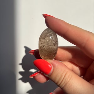Smokey Quartz Lense | Brazilian Smoky Quartz | High Quality Polished Crystals | Crystal Healing