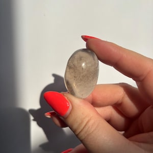 Smokey Quartz Lense | Brazilian Smoky Quartz | High Quality Polished Crystals | Crystal Healing