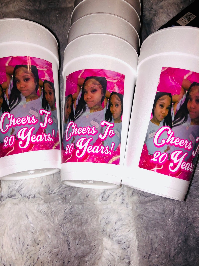 Custom Foam Cups Etsy