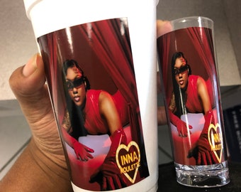 Juego de vasos de espuma y vasos de chupito personalizados