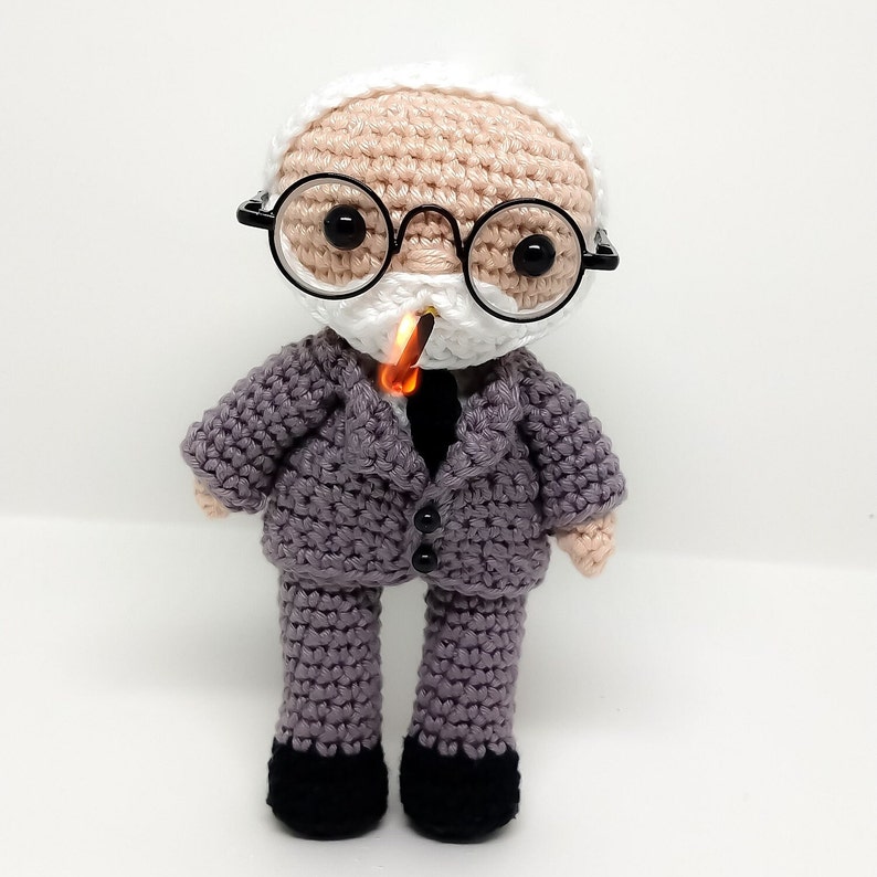 PDF: Pupi Sigmund Freud Amigurumi Crochet Pattern by Pupi - Etsy