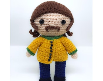 PDF George Harrison The Beatles Yellow Submarine amigurumi - crochet pattern by Pupi popi *English