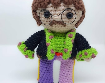 PDF John Lennon Beatles Yellow Submarine amigurumi - crochet pattern by Pupi popi *English