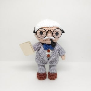PDF: Carl Jung amigurumi - crochet pattern by Pupi popi *English