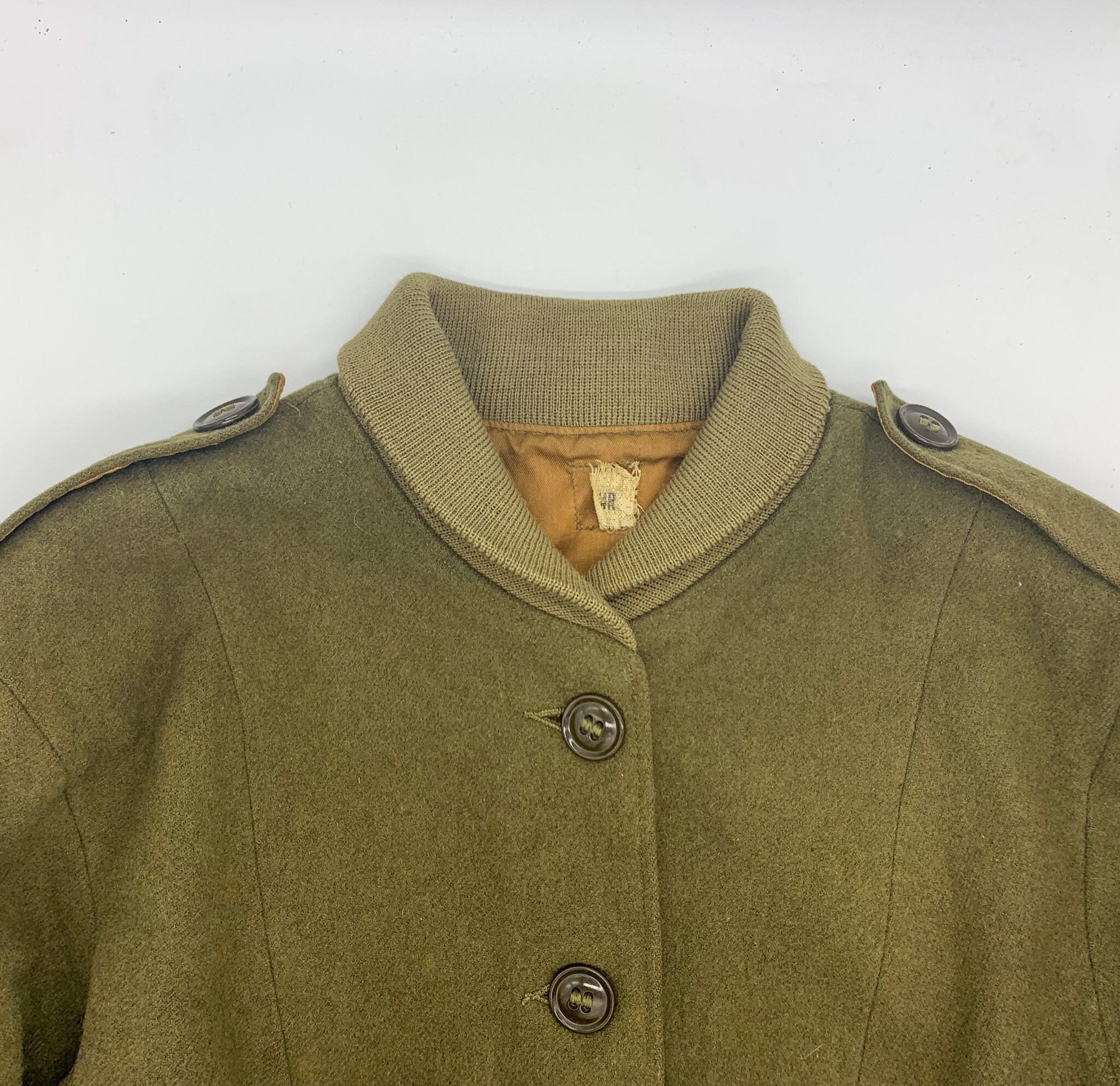 Vintage 1940s WWII Women's US Army M-1943 Field Wool Jacket Liner ...
