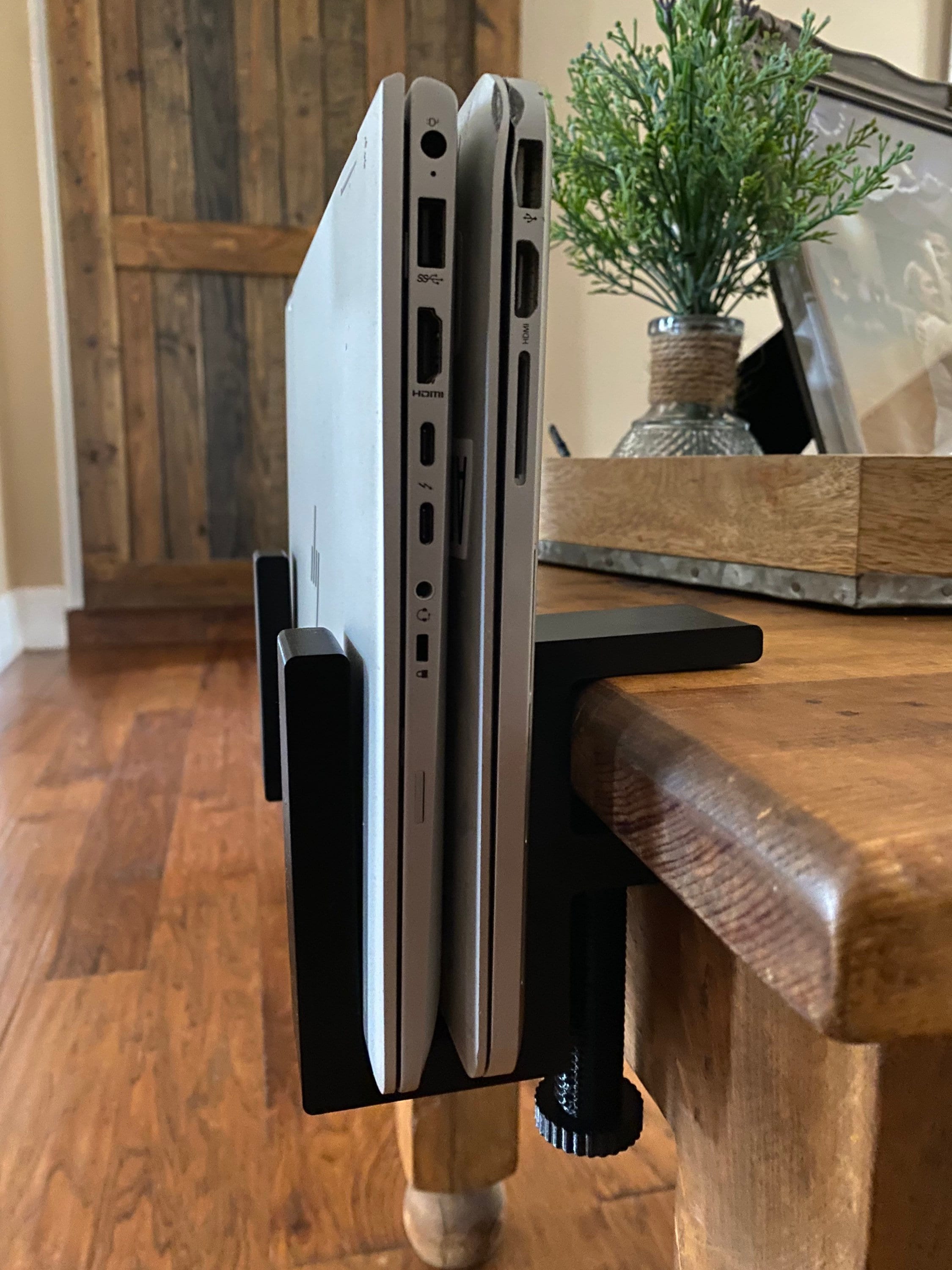 Mount laptop to side of desk deals
