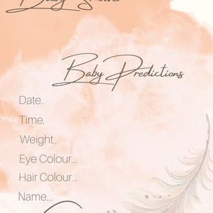 Baby Shower Downloadable Games (pack of 4) Neutral printable