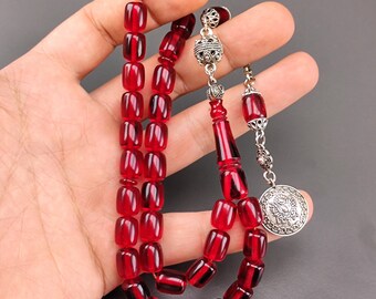 Faturan Amber Rosary, Bakelite rosary, muslim rosary, Misbaha, islamic gift Rosary, Tasbih, tasbeeh, Amber islamic Rosary, Masbaha, Sibha