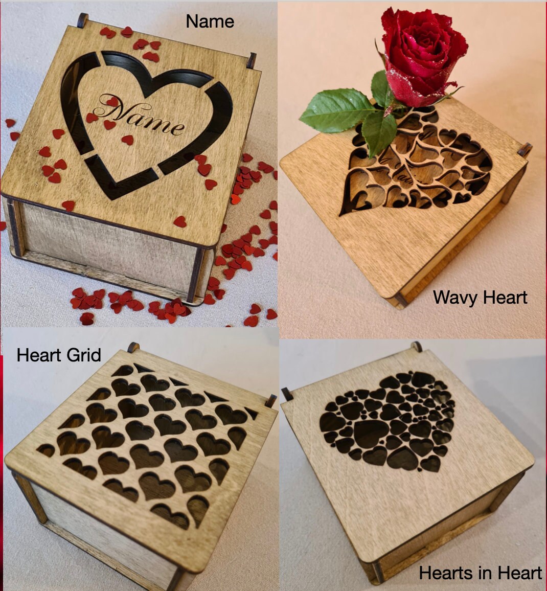 Puzzle En Bois En Forme De Cœur - Décoration Saint-Valentin, Anniversaire, Mariage - Petit Cadeau Romantique - 4