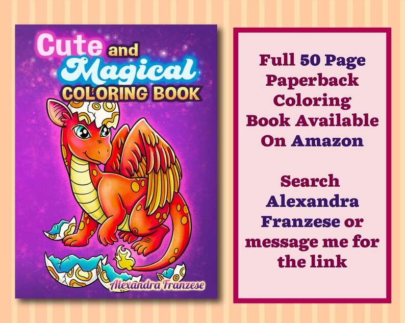 Fantasy Coloring Pages Digital Coloring Pages Cute Character Kids