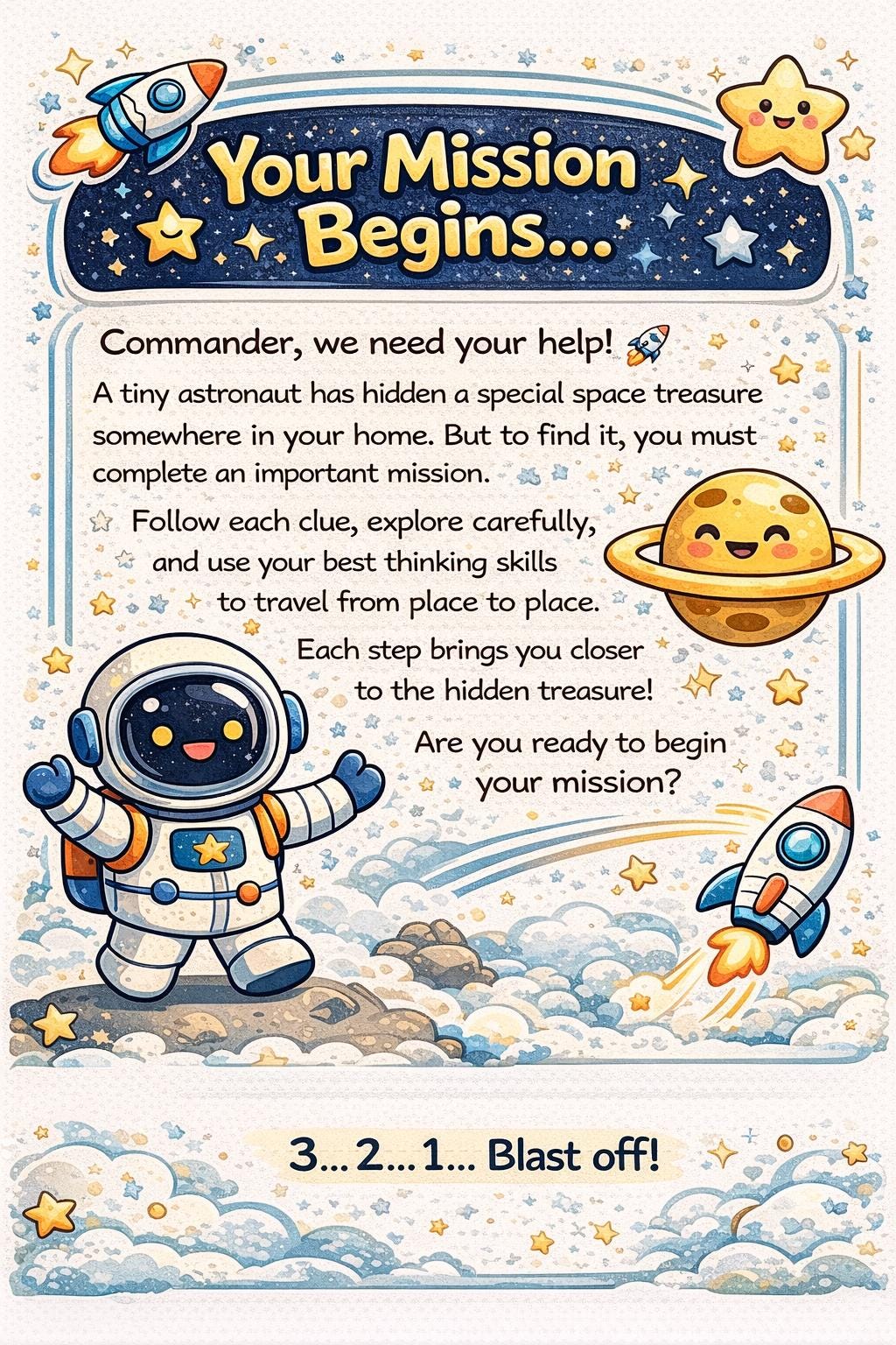 Space Scavenger Hunt Printable, Kids Indoor Activity, Birthday Game ...