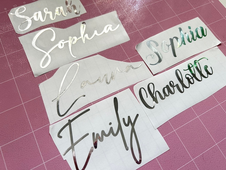 Buchstaben Aufkleber, personalisierte Schrift, Beschriftung