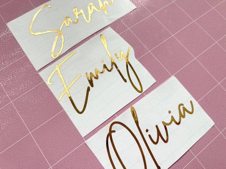 Buchstaben Aufkleber, personalisierte Schrift, Beschriftung